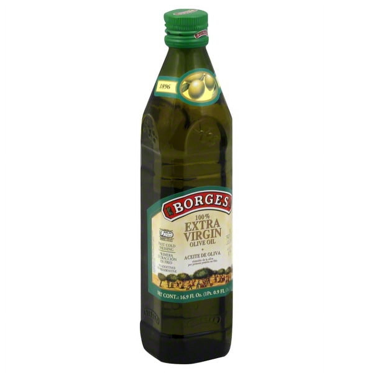 Borges Extra Virgin Spanish Olive Oil 17 fl oz Glass Bottle