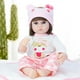 thumbnail image 1 of ¡Novedad de 2020! Muñecas de bebé Reborn de 42cm, juguetes de vinilo suave para niñas, Adorable bebé Reborn, niña realista, regalo de cumpleaños para recién nacido, muñeca Gao Jinjia LED, 1 of 2