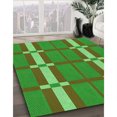 thumbnail image 3 of Ahgly Company Machine Washable Indoor Rectangle Transitional Seaweed Green Area Rugs, 2' x 4', 3 of 7