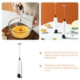 thumbnail image 6 of CIMAXIC Electric Egg  Mini Mixer for Powder Drinks Frother USB Foam Maker Handheld Milk 9.04 x 1.30 x 1.30in, 6 of 6