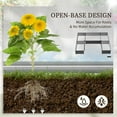thumbnail image 4 of Outsunny Raised Garden Bed Set, DIY Large Steel Planters Box, Gray, 4 of 9