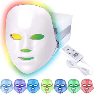 Red Light Therapy Mask for Face Kepeak 7 Colors LED Face Mask Light Therapy Led Face Mask Light Therapy At Home