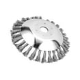 thumbnail image 3 of LOVIVER Brosse de Désherbage en Acier Roue de Désherbage 8 Pouces, 3 of 8