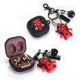 thumbnail image 1 of (1 Paquete) Bgaanm Linda Funda Protectora De Silicona Para Auriculares Con Llavero De Muñeca Diseñada Para Samsung Galaxy Buds2 Pro (2022) /Galaxy Buds 2 (2021) /Galaxy Buds Pro (2021) /Galaxy Buds Li, 1 of 1