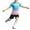Sky Blue, variant on Letdown Boys 2 Piece Outfit Sets Crew Neck Short Sleeve Graphic Print Top And Shorts For Soccer Competition Training Children Sports Clothing Set For 8-18 Years Back To School