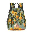 thumbnail image 1 of Fotbe Retro Warm Lemon Flower Mochila Ligera para Hombres y Mujeres - Duradera y Resistente al Agua, Ideal para Escuela, Trabajo, Viajes y Uso Diario, 1 of 7