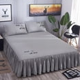 thumbnail image 2 of Protector de colchón para hotel Solid Home, funda de cama, sábana, falda de cama, colcha, funda de colchón antideslizante, ropa de cama, falda de cama, funda de almohada, 2 of 5