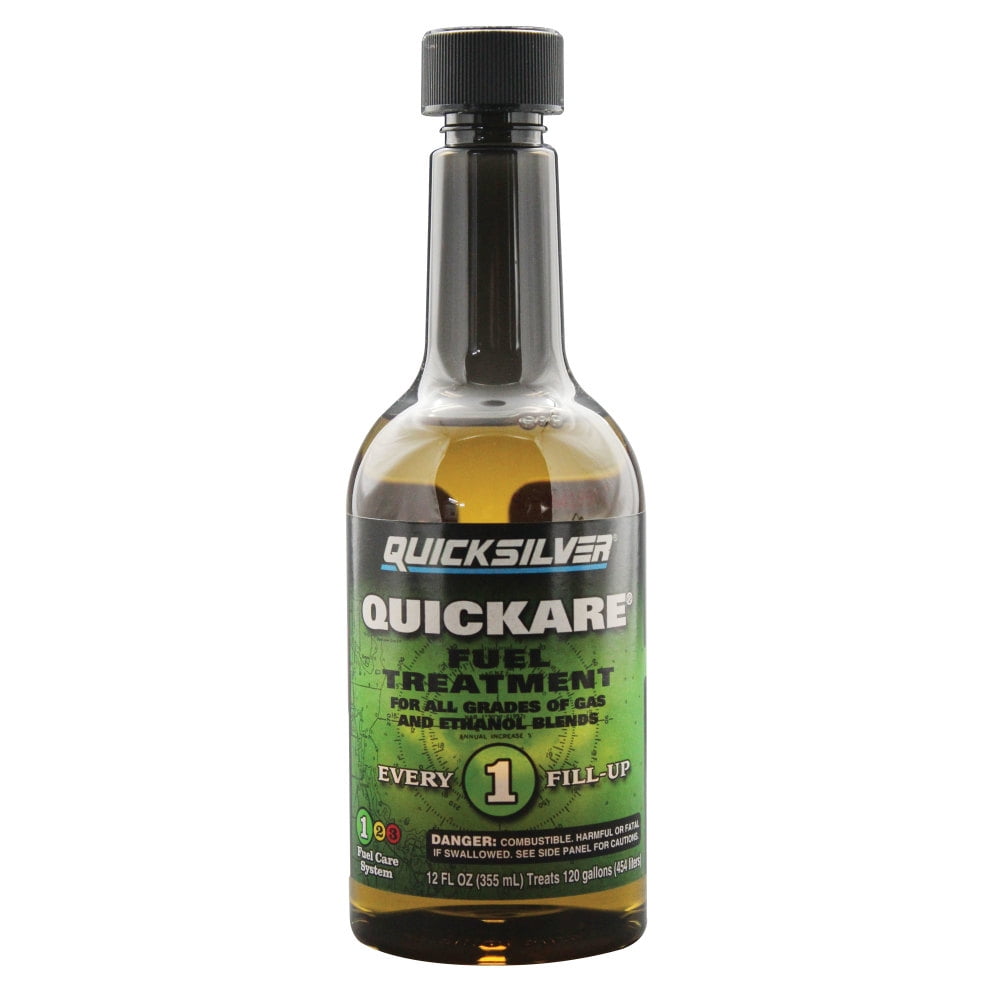 Mercury Marine 8M0047920 Quicksilver Quickare Fuel Treatment 12 oz