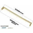 thumbnail image 5 of Goo-Ki 12.6" (320mm) Diameter Modern Brushed Brass Cabinet Knobs, Zinc Alloy Cabinet Handles for Dresser, Wardrobe, Kitchen Hardware, 6 Pack, 5 of 6