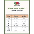thumbnail image 2 of Fruit of the Loom Boys' White Crews-Large(5 Pack), 2 of 2