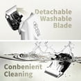 thumbnail image 4 of Dog Shaver Clippers Low Noise Rechargeable Cordless Electric Quiet Hair Clippers Set for Dogs Cats Pets Features a Ceramic Blade Head That is Removable (red), 4 of 8