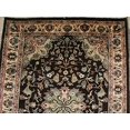 thumbnail image 3 of Excellent Hot Brownie Choco Medallion Rectangle Area Rug Wool Silk Hand Knotted Carpet (6 X 4)', 3 of 9