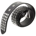 thumbnail image 3 of Grunge Belt Women Men Various Occasions 100x3.2cm Imitation Leather Decorative Item 1Set, 3 of 5