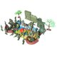 thumbnail image 2 of 37 piezas de mesa de arena de simulación de escena militar para niños, modelo de juguete de soldado militar de bricolaje, juguete de escena (patrón mixto), 2 of 5