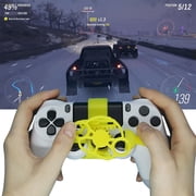 Yammee Mini Steering Wheel for Controller Racing Game Steering Wheel Controller Racing Gaming Accessories