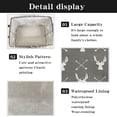 thumbnail image 7 of Rectangle Laundry Basket, 15" Baby Storage Basket for Girls, Waterproof Large Canvas Laundry Hamper for Nursery Clothes Toys College Dorms Organizer, Elk Arrow, 7 of 7