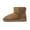 CAMEL, variant on BURUDANI Women's Winter Warm Snow Boots Classic Slip On Ankle Snow Boots DSB214 CAMEL Size 12