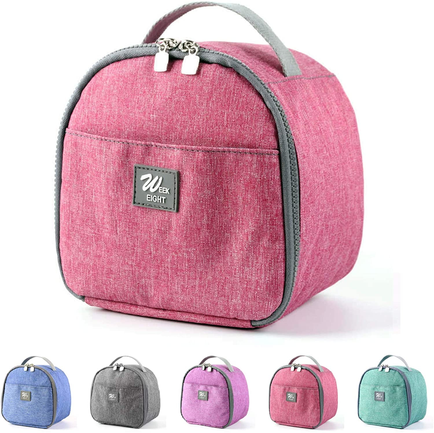 Borke Small Lunch Bag, Reusable Insulated Small Size Mini Lunch Box