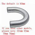 thumbnail image 1 of Universal Cold Air Intake Tube L/s/u Type 63mm 76mm 2.5/3inch Aluminum Pipe For Racing Car Intercooler 0/45/90/180 Degrees, 1 of 1