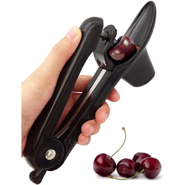Dispositif de Piquet de Cerise Outil de Cuisine en Acier Inoxydable Rouge jujube Dispositif de Piquet de Cerise