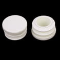 thumbnail image 2 of Unique Bargains 22mm Dia Plastic Blanking End Cap Round Ribbed Tube Insert Plug White 10Pcs, 2 of 4