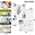 thumbnail image 3 of GZHJMY Hand Drawn Music Notes Bath Hand Towel Soft Washcloth Highly Absorbent Fingertip Towels for Bathroom Beach Kitchen Sports Gym Yoga Travel (2-Pieces Towel Sets, 28x16 inch), 3 of 7