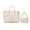 Beige, variant on Yareli Women’s Vegan Leather Tote Bag by Mia K- Burgundy