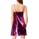 thumbnail image 5 of INSPIRE CHIC Vestido de Mujer con Brillo y Lentejuelas, Escote en V, Tirantes Ajustables, Vestido Corto de Promoción, Rosa XS, 5 of 8