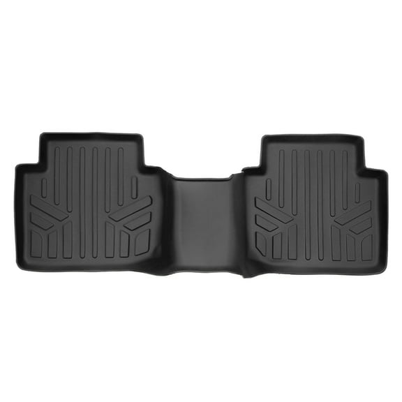 SMARTLINER All Weather Protection Custom Fit Black 2nd Row Floor Mat Liner Set Compatible With 2020-2025 Toyota Camry (Only Fits AWD Models)