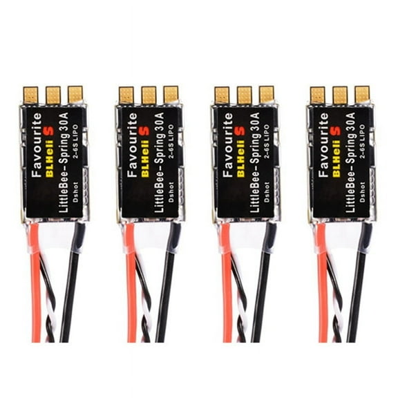 4PCS 30A ESC BLHeli-S Electronic Speed Controller Support DSHOT600 for FPV RC Drone Multicopter Quadcopter