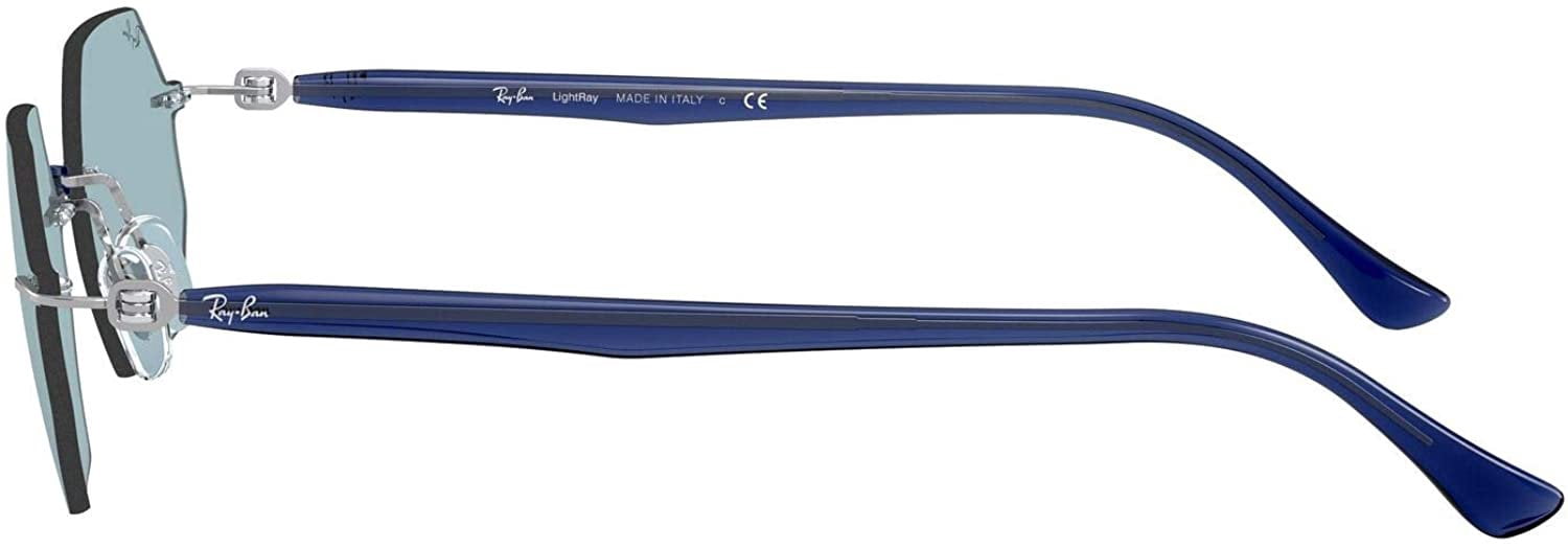 RAY！ATAO Ray-Ban Rb8061 Titanium Octagonal Sunglasses - Walmart.com