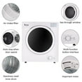 thumbnail image 5 of Electric Portable Dryer, Small Laundry Clothes Dryer, 12 lbs Drum Dryer 1 Filter Mesh Cotton, White, 5 of 9