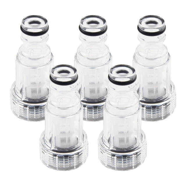 BTOER Replacement Tool Water Inlet Filter Pressure Washer Transparent Plastic 11mm / 0.43 Inches High Pressure Washer