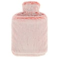 thumbnail image 1 of Hot Water Bottle with Soft Fluffy Cover 2000ml Large Hot Water Bag Portable Leak-proof Hot Water Pouch Pain Relief Winter Warmer for Neck Shoulder Back Abdomen, 1 of 9