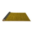 thumbnail image 2 of Ahgly Company Indoor Square Abstract Yellow Contemporary Area Rugs, 6' Square, 2 of 4