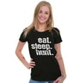 thumbnail image 4 of Eat Sleep Hunt Sport Hunting Season Womens Fitted Plus Size Graphic Tee Brisco Brands 2X, 4 of 5