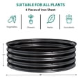 thumbnail image 2 of Gaderth Round Raised Garden Bed, 2x2x1FT Galvanized Steel Raised Garden Bed Kit, Rust Resistant Open Bottom Planter with Reinforced Edge, Easy Assembly for Vegetables, Flowers, Herbs, Fruits, 2 of 7