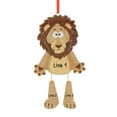 thumbnail image 4 of Ornaments by Elves Personalized Lion Ornament with Dangling Legs King of the Jungle 2024 .25 lbs., 4 of 10