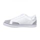 thumbnail image 3 of Tenis Mujer Moda Casual Urbana Fashion Tipo Piel Blanco Detalles Gris Estrella Decorativa 017D11 blanco 25 Incógnita 017D11, 3 of 7