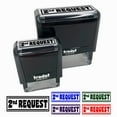 thumbnail image 1 of 2nd Second Payment Request Self-Inking Rubber Stamp Ink Stamper for Business Office - Green Ink - Large 2-2/4 Inch, 1 of 7