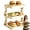 White, variant on Multi-Layer Foldable Dish Storage Rack, Multifunctional Vertical Plate Organizer for Cabinet, Compact Prep Tray & Vegetable Plate Holder
