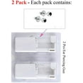 thumbnail image 3 of ZECATL 2 Pcs self Ear Piercing Gun Disposable Self Ear Piercing Gun Kit Safety Ear Piercing Gun Kit Tool - 4mm Black Crystal, 3 of 6