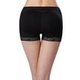 thumbnail image 4 of SWSMCLT Women's Butt Lifting Shapewear Shorts Mid Thigh Shaper Shorts Hip Pads Padded Mesh Butt Lifter Tight Black Small, 4 of 4