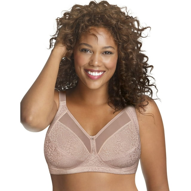Just My Size Soutien-gorge Sans Fil pour Femme 48DD, Sandshell