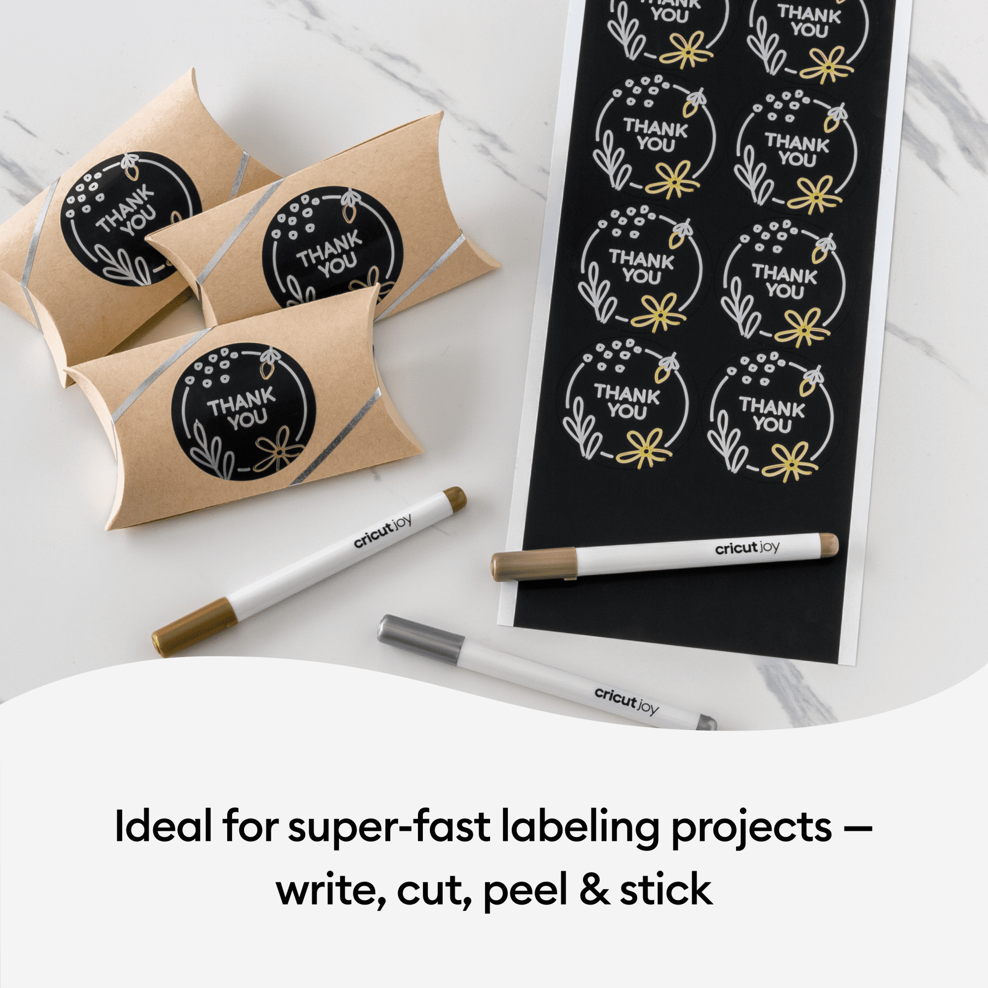 Cricut Joy™ Smart Label™ Writable Vinyl - Permanent, 5.5" x 13"