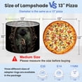 thumbnail image 2 of Gothic Linen Drum Lampshades Black Rose Gothic Ornate Vintage Frame Elegant Dark Flower 13"x13"x10" Light Shade for Table Lamps Floor Lamp Shades Lampshade Replacement Assembly Required, 2 of 8