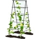 thumbnail image 1 of Soporte para plantas de jardín Yotoworth metálico en forma de A 180x81 cm negro, 1 of 7