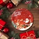 thumbnail image 1 of Juego de 30 Vajillas Navideñas Desechables de Papel | Platos de 18 Cm | Diseño Festivo de Copos de Nieve Rojos | Platos Resistentes para Cenas Navideñas, Reuniones de Invierno y Fácil Limpieza, 1 of 6