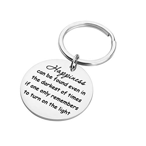 Mental Health Gift for Her Inspirational Keychain for Women Gift for Students Teachers Take a Deep Breath Gentle Reminders Keychain