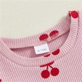 thumbnail image 7 of Gubotare Toddler Summer Outfits Outfits for Toddler Girls Baby Smocked Tops T-Shirt Shorts Set Summer 6 9 12 18 24 Months 2T 3T 4T 5T (Red,3-4 Years), 7 of 7